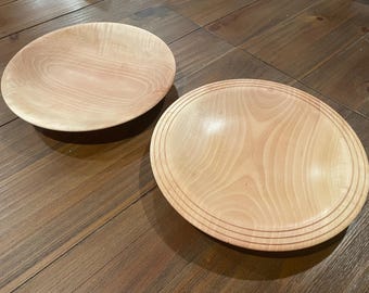 Hand Turned Rustic Pear Wood Platter