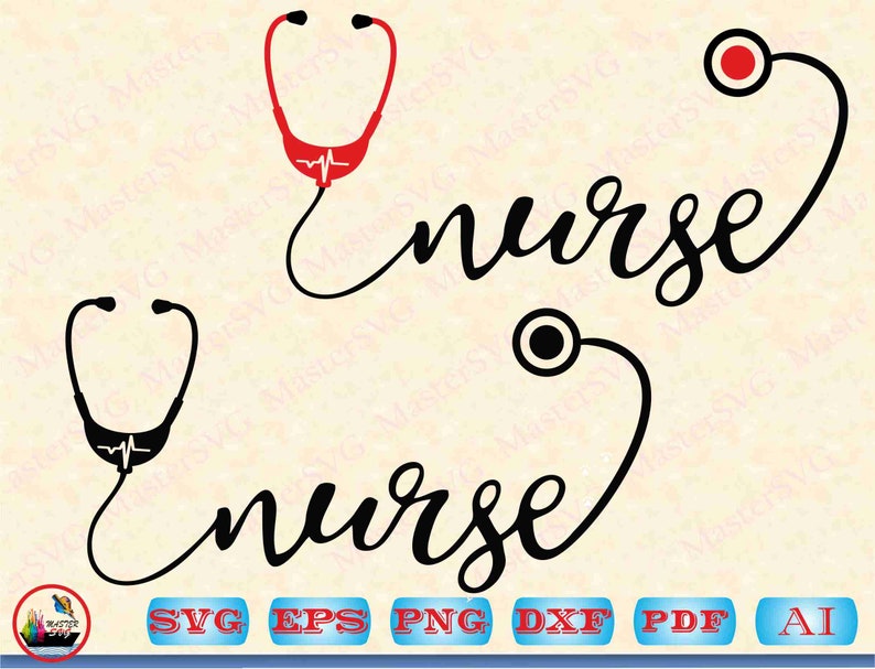 Download Nurse Stethoscope Svg Stethoscope Svg Stethoscope Monogram Frames Svg Instant Download Design For Cricut Or Silhouette Kids Crafts Craft Supplies Tools