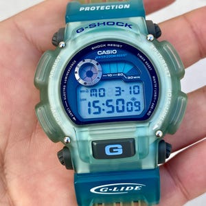 G-SHOCK DW-9000 G-LIDE ブルー CASIO Vintage Casio G-shock G-lide Alarm Chronograph Digital Men's