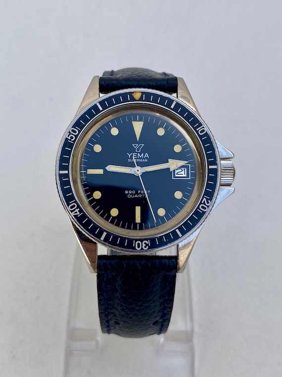 Montre Vintage YEMA Quartz FE 8221A - Pièce Rétro En Occasion