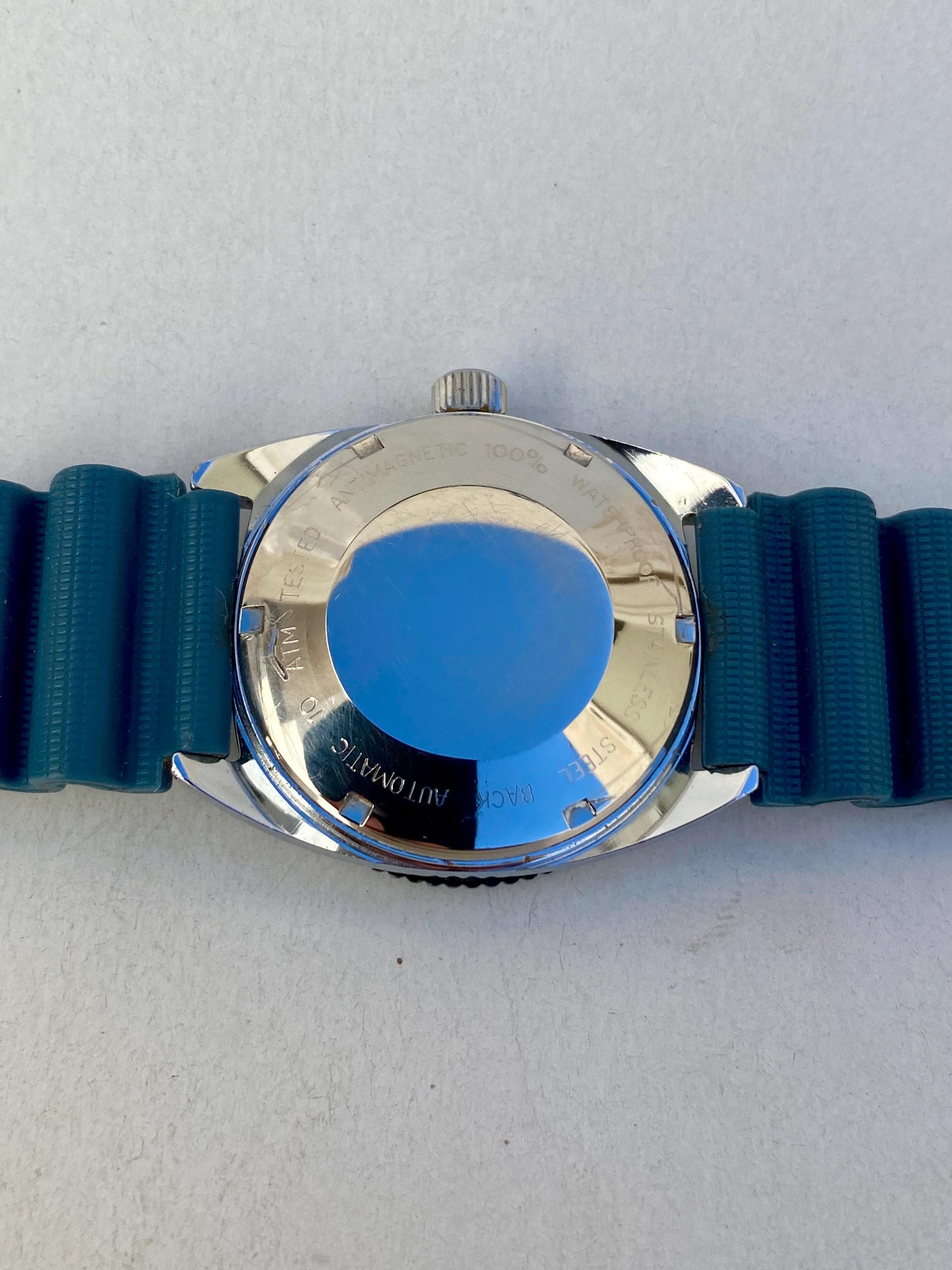 Vintage THERMIDOR Skin Diver Watch Men's Automatic Incabloc Date