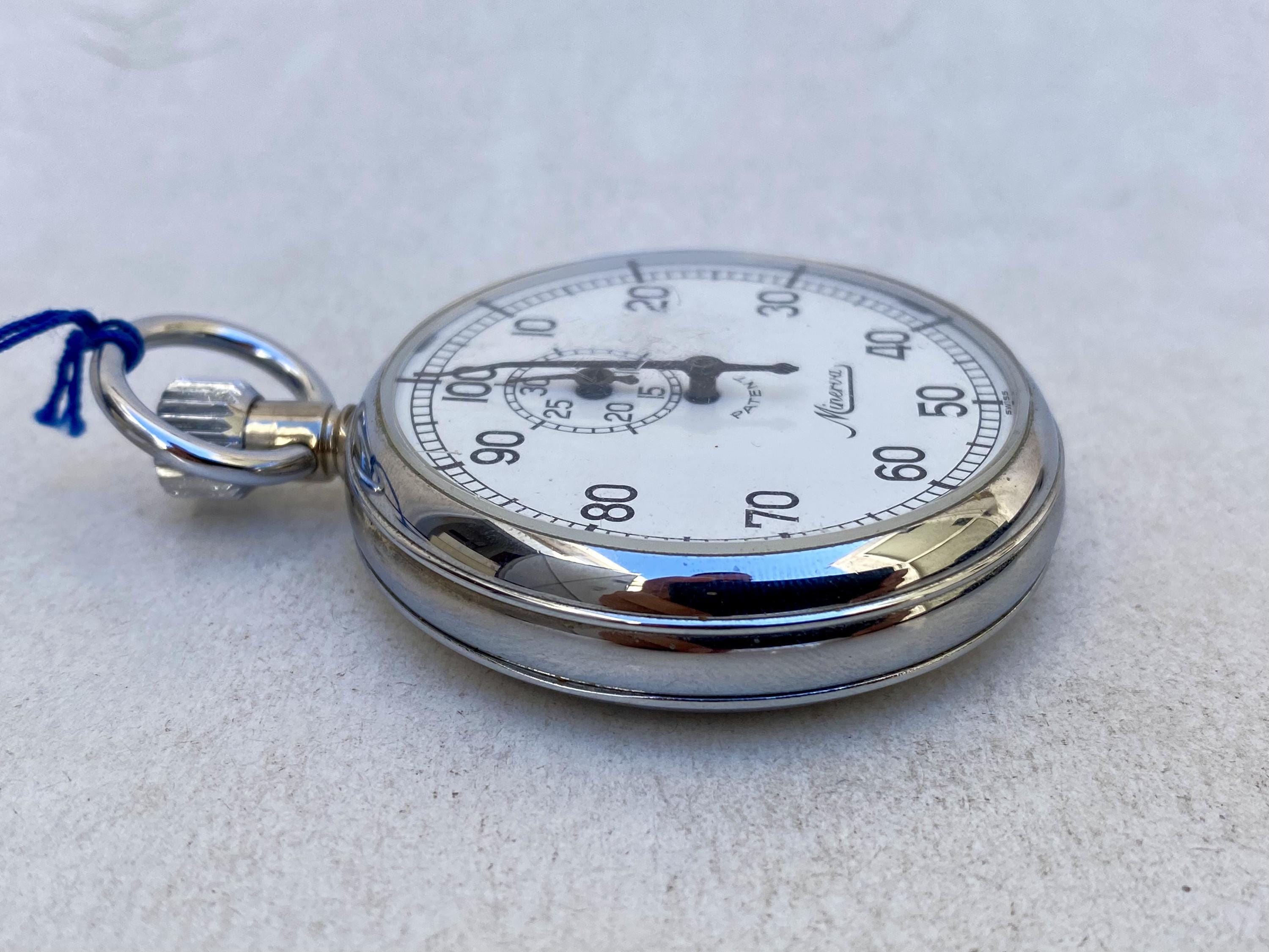 Rare Vintage Minerva Stopwatch Stop Watch Wind up Timer - Etsy