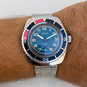 Vintage TYPE Diver Watch Men’s Mechanical Hand-Winding Green Dial