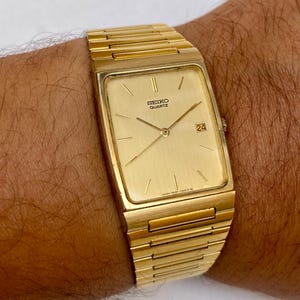 Seiko Octagon Quartz Mens Watch - Etsy