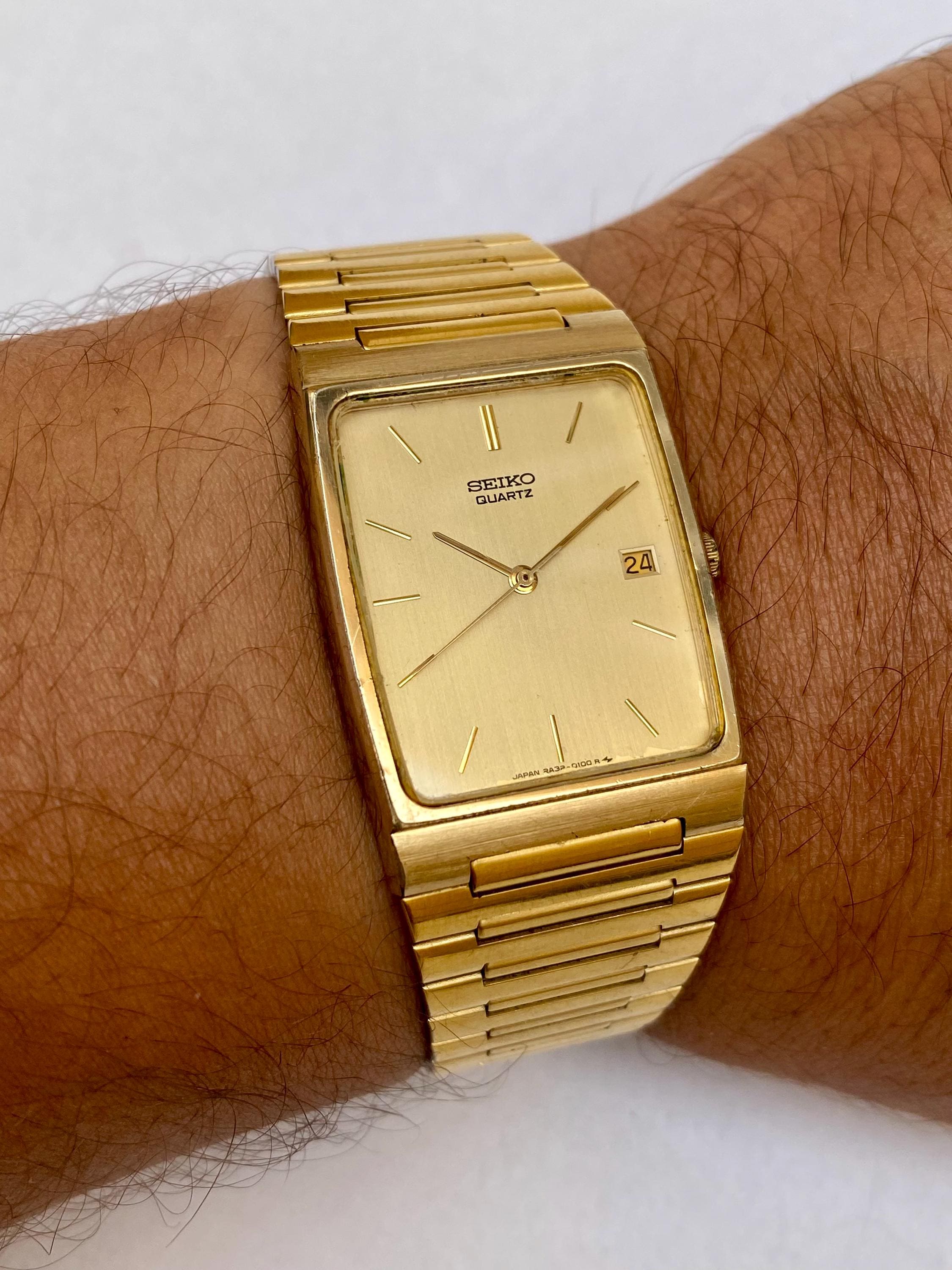 Seiko Octagon Quartz Mens Watch - Etsy