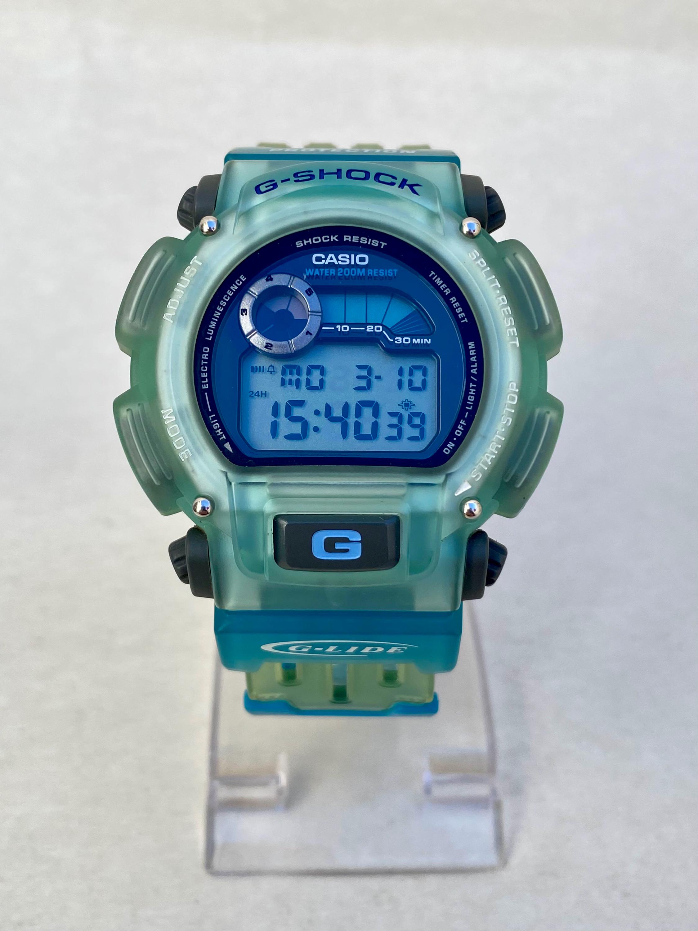 Vintage Casio G-shock G-lide Alarm Chronograph Digital Men's
