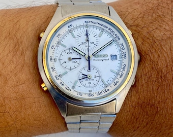 New Old Stock 1995 Seiko Quartz Chronograph vintage watch