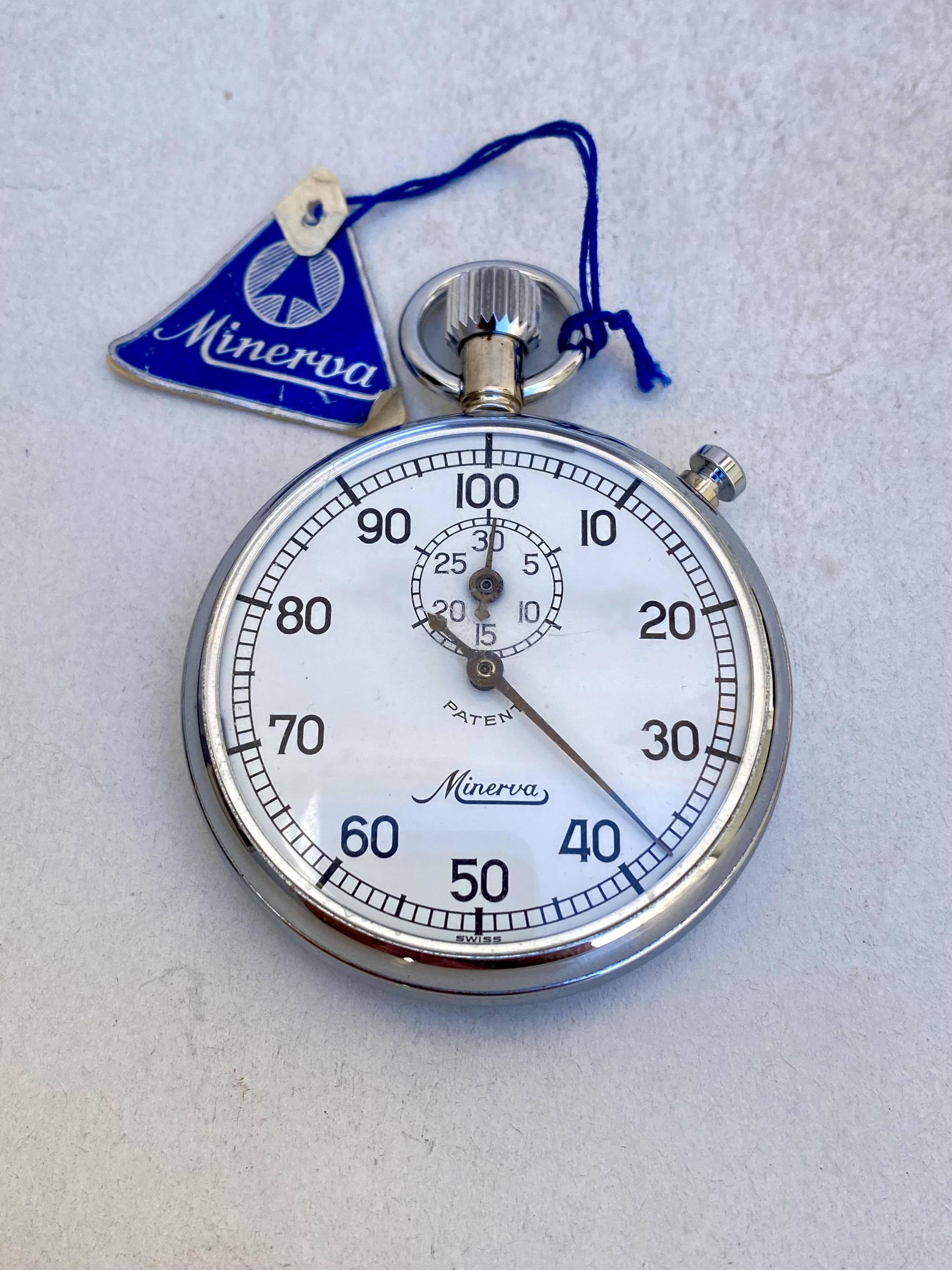 Rare Vintage Minerva Stopwatch Stop Watch Wind up Timer - Etsy