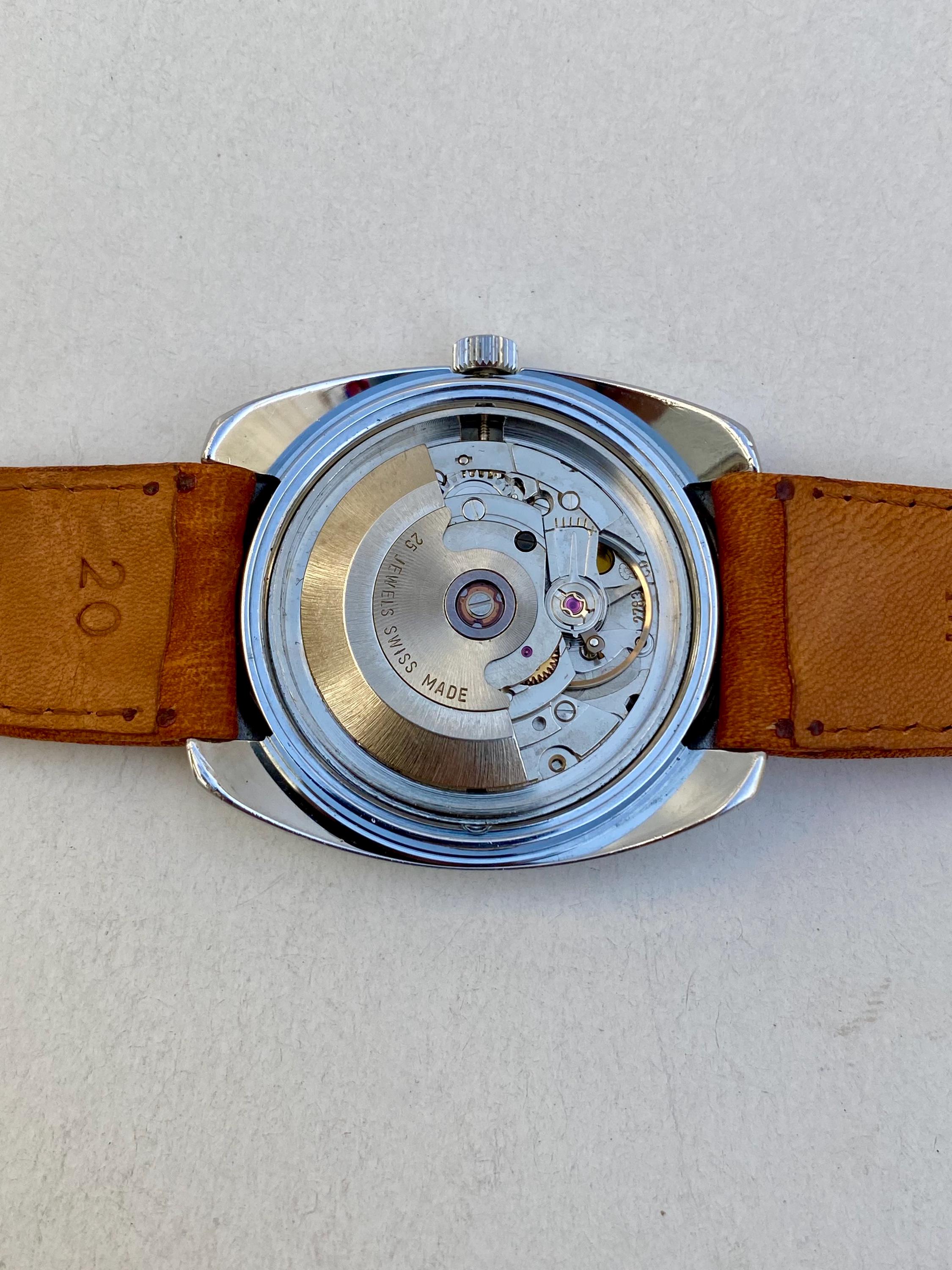 Montre automatique vintage PERSEO pour homme ETA 2783 cadran chocolat 25 rubis fabrication suisse - Canada