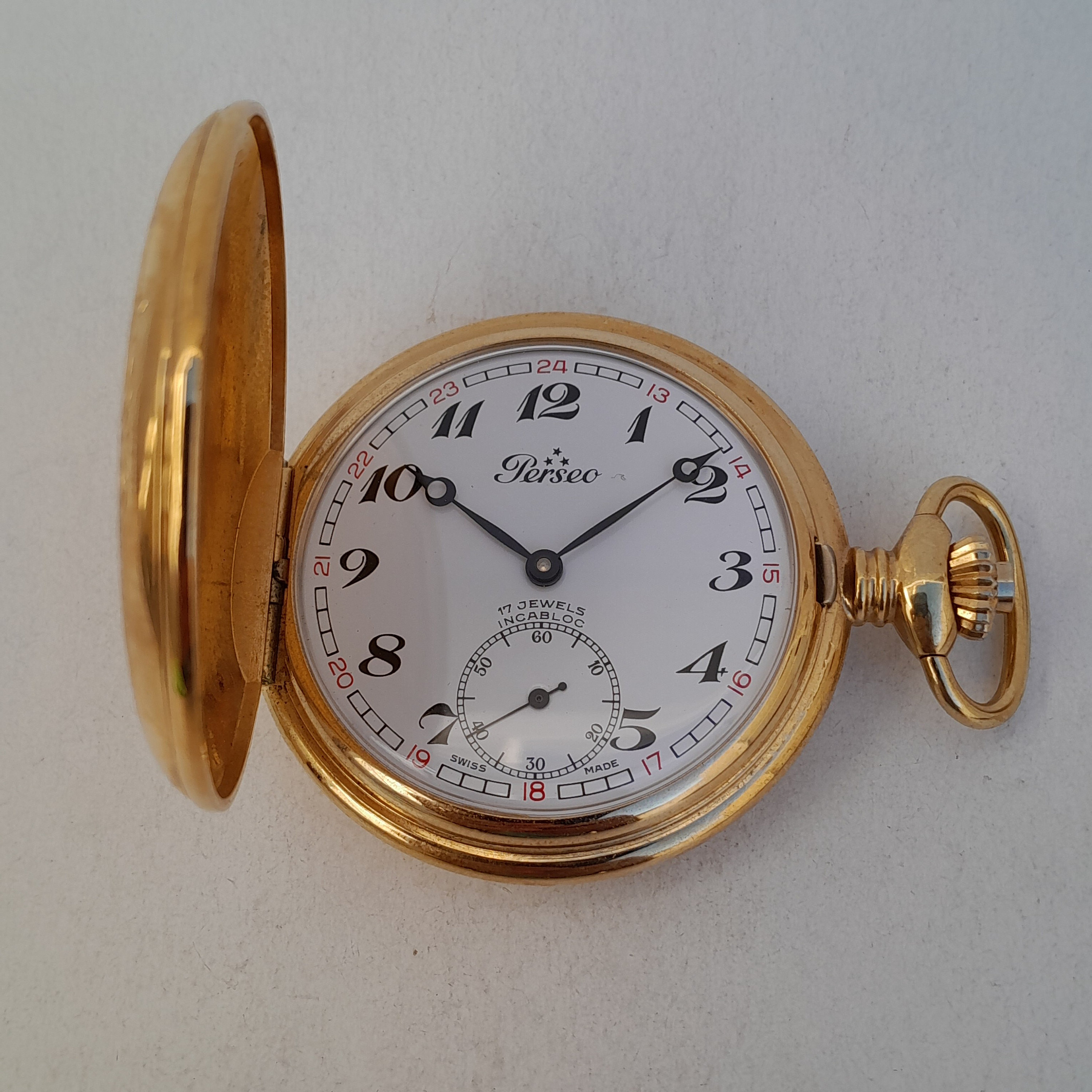 Orologio da tasca perseo 17 rubis incabloc clearance