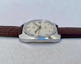 Petite Montre Ancienne Pour Femme Maty 17 Rubis - Mécanique Plaqué Or - Occasion Vintage