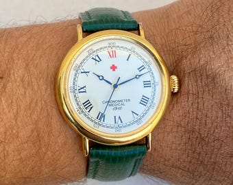 Vintage Medical Chronometer 1910 Wristwatch Mechanical (Hand Winding)