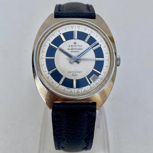 Vintage ZENITH Auto Sport Luxe Automatic 23 Jewels Watch Mens Cal 2552 PC Swiss Made Etsy India