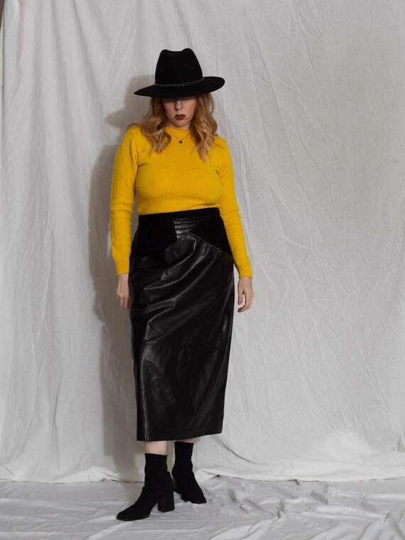 vintage bright yellow knit sweater, vintage knit s