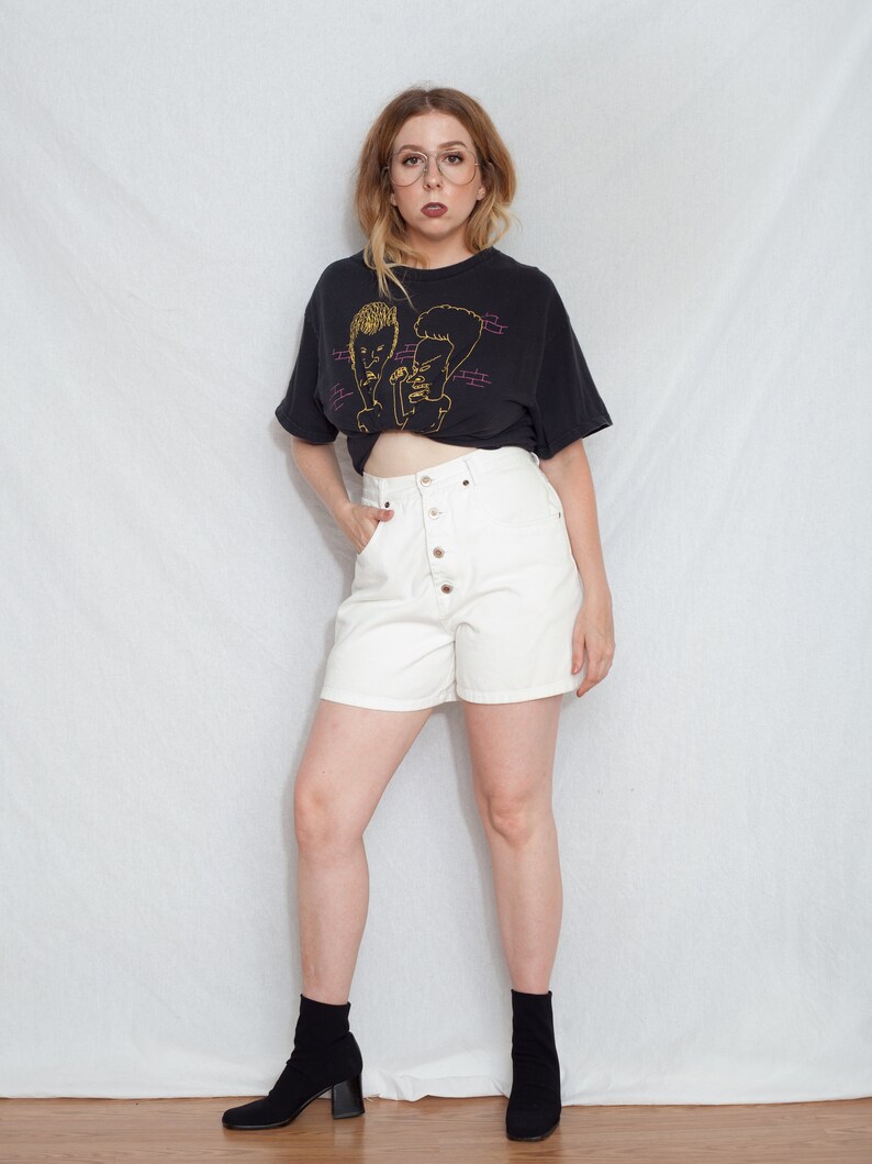 vintage white shorts