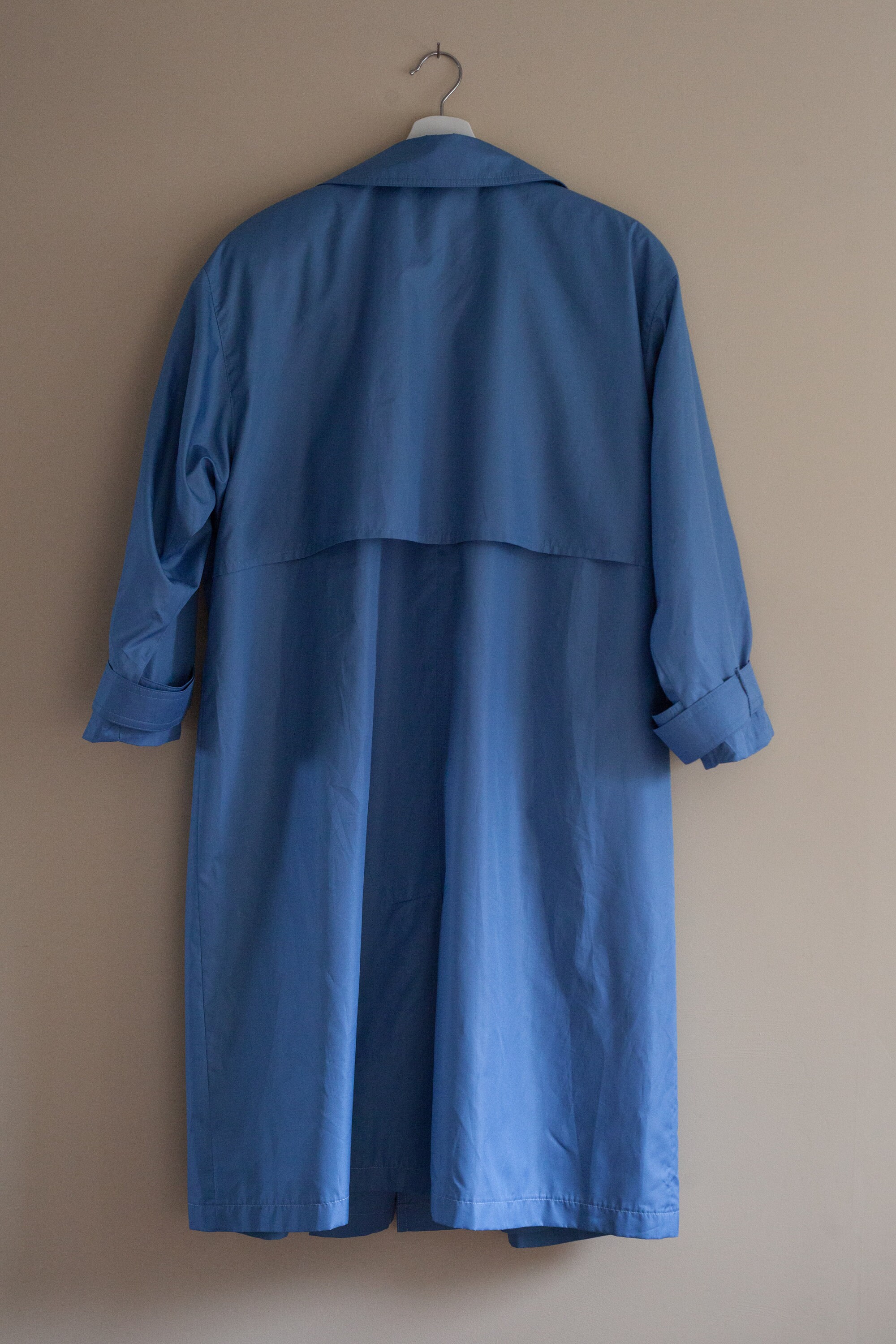 Vintage medium blue trench coat large London fog trench coat | Etsy