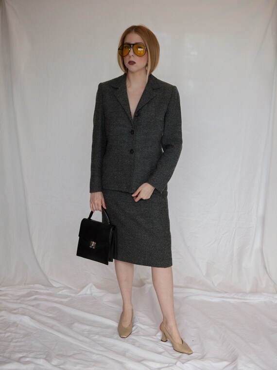 90s two piece , Jones new york suit, vintage Skir