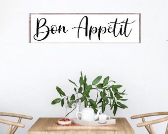 Bon Appetit Sign - Etsy