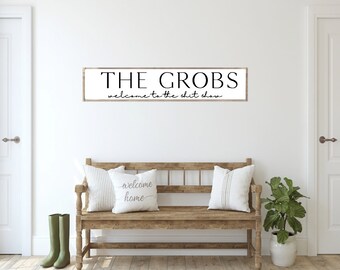 Welcome To The Shit Show, Last Name Sign, Personalized Sign, Family Name Sign, Shit Show Sign, Welcome Sign, Entryway Sign, Funny Sign
