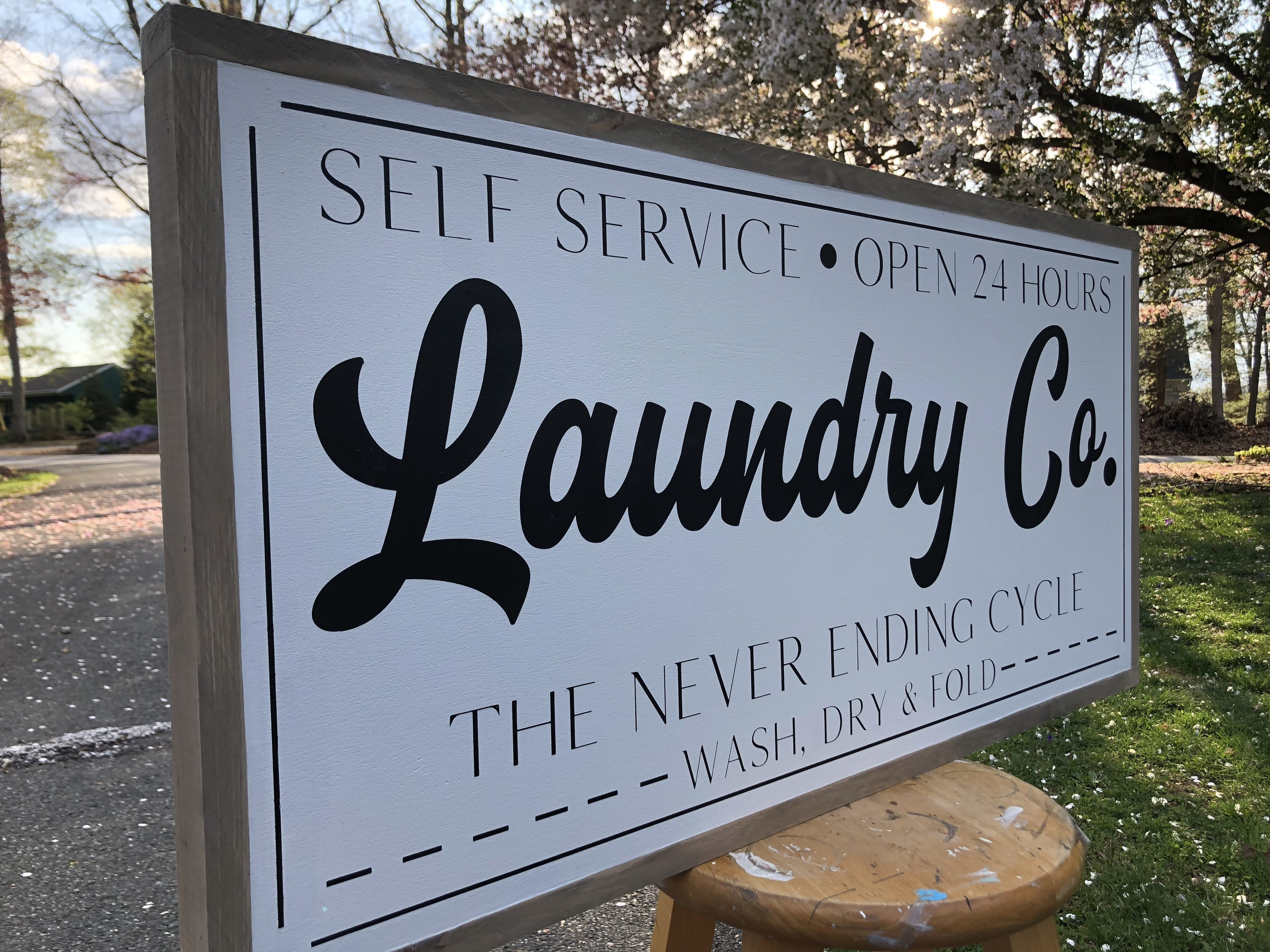 Laundry Sign, Laundry Co, Laundry Company Sign, Laundry Room Decor ...