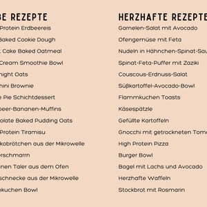 BUNDLE 25% Rabatt Digitales Kochbuch Nr. 1 & Nr. 2 schnelle, gesunde und proteinreiche Rezepte Bild 3