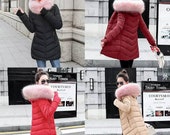 Vestes et manteaux d 39 hiver pour femmes 2019 Parkas pour femmes 4 couleurs vestes en laine vêtements d 39 extérieur chauds