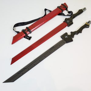 Arknights Ch&#39;en Raythean Dual Swords & Sheath Prop Kit