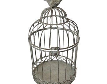 Ciel Sends Birdcage lumière de thé titulaire shabby chic décoration ** gratuite tealight ** Ciel Sends Birdcage lumière de thé titulaire shabby chic décoration ** gratuite tealight **