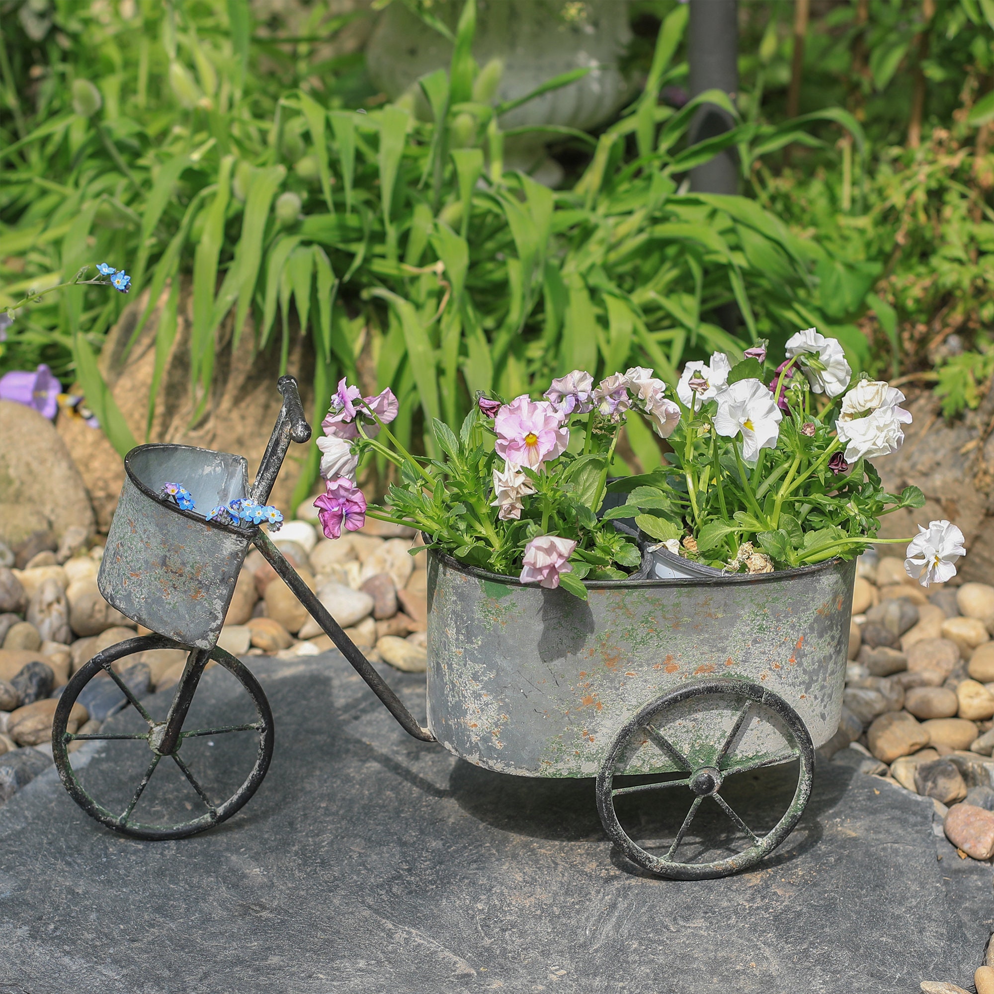Rustic Metal Bicycle Planter Plant Pot Holder for Home and - Etsy UK