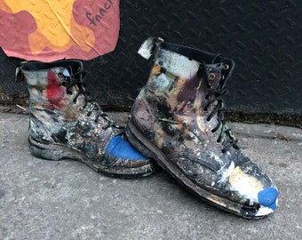 starry night doc martens