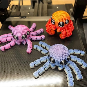 3d Printed Crochet Spider