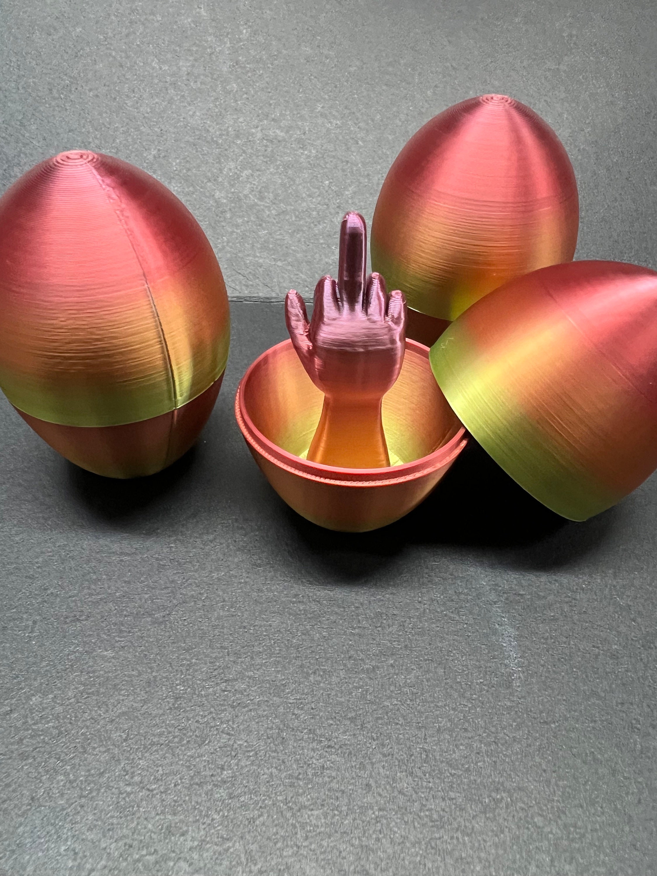 Surprise Middle Finger Egg Gag Gift