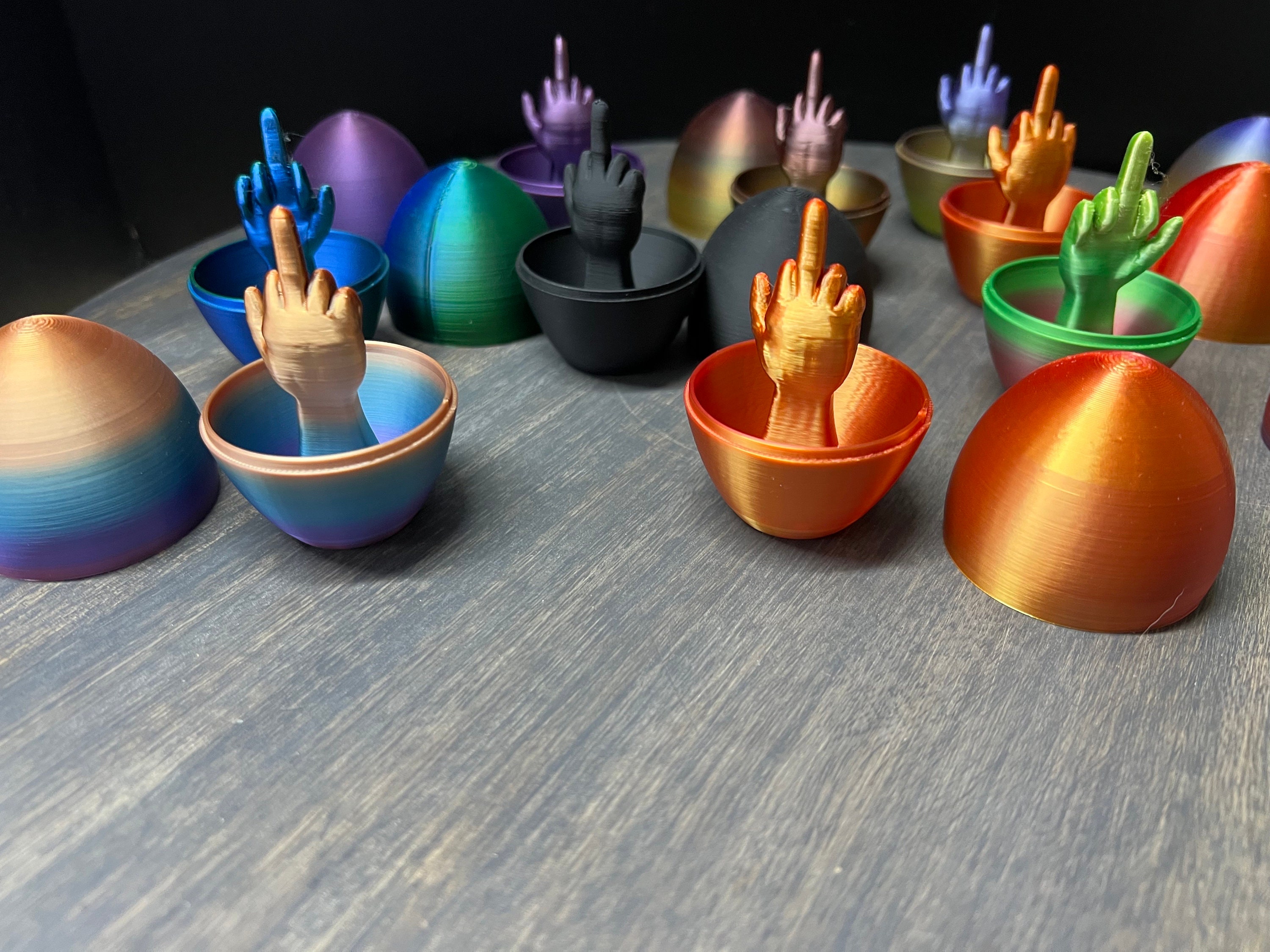 Surprise Middle Finger Egg Gag Gift