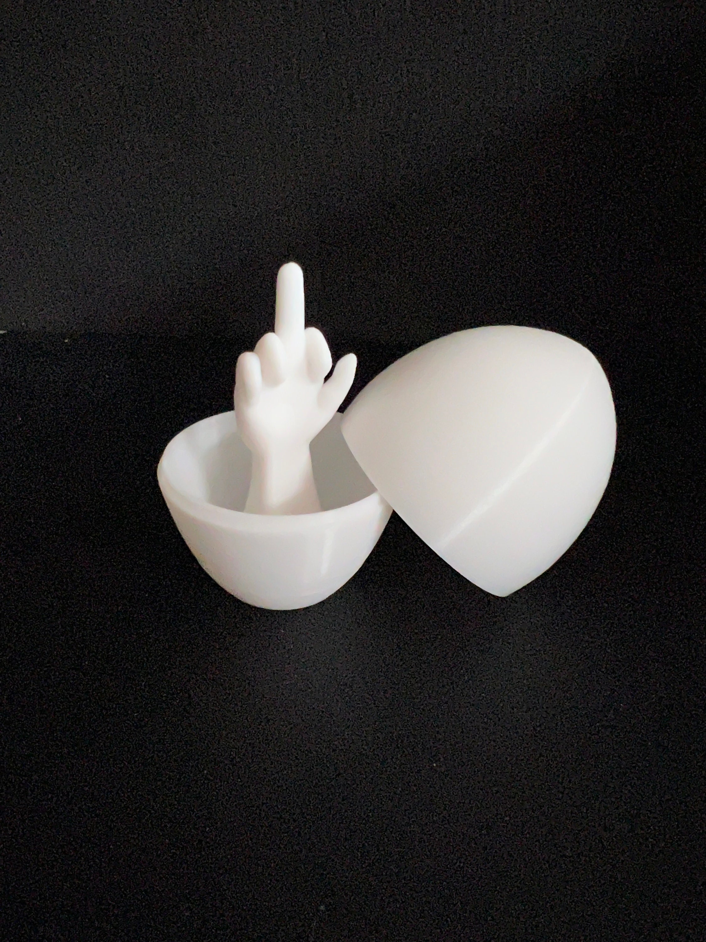 Surprise Middle Finger Egg Gag Gift