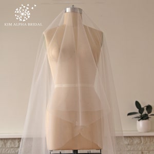 HAYLA veil , drop veil , blusher veil, cathedral veil , long veil , chapel veil , wedding veil , bridal veil, veil with blusher