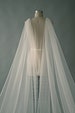 CHLOE cape , Cape veil , simple cape veil , plain cape , long cape veil , long veil , cathedral veil, wedding veil, bridal veil, custom veil 