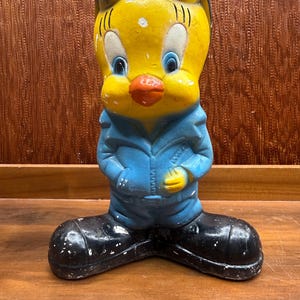 WARNER BROS 1998 Studio Vintage Looney Tunes NYC Taxi Tirelire Bank