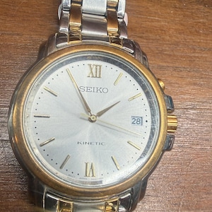 Seiko Kinetic 5m42 - Etsy