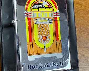 Rock N Roll Zippo Nuevo Juke box zippo coleccionable raro