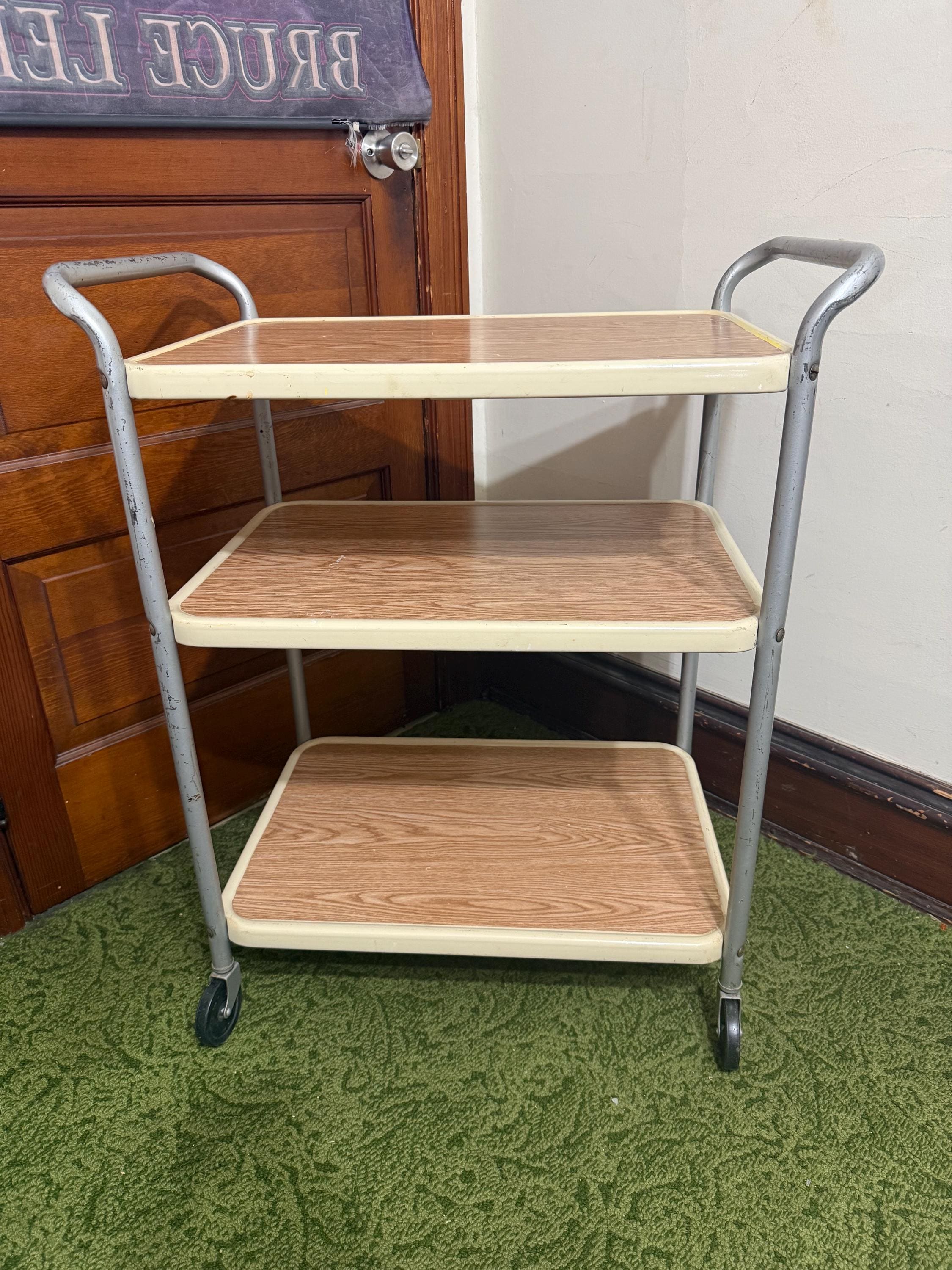 Vintage Metal Kitchen Utility Cart - Etsy