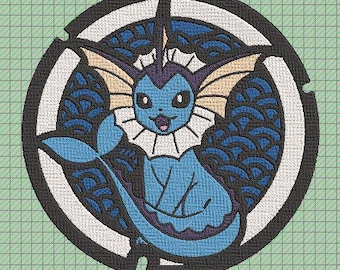 ポケモン刺繍デザイン ポケモンシャワーズ ポケモン刺繍機ファイル