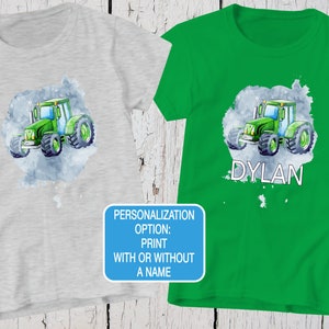 Tractor Shirt, Personalized Shirt, Boy Birthday Shirt, Farm Shirt, Tractor Birthday, Farmer Shirt, Tractor Gifts, Fathers Day Shirt, Farming