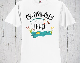 3rd Birthday Fishing Etsy