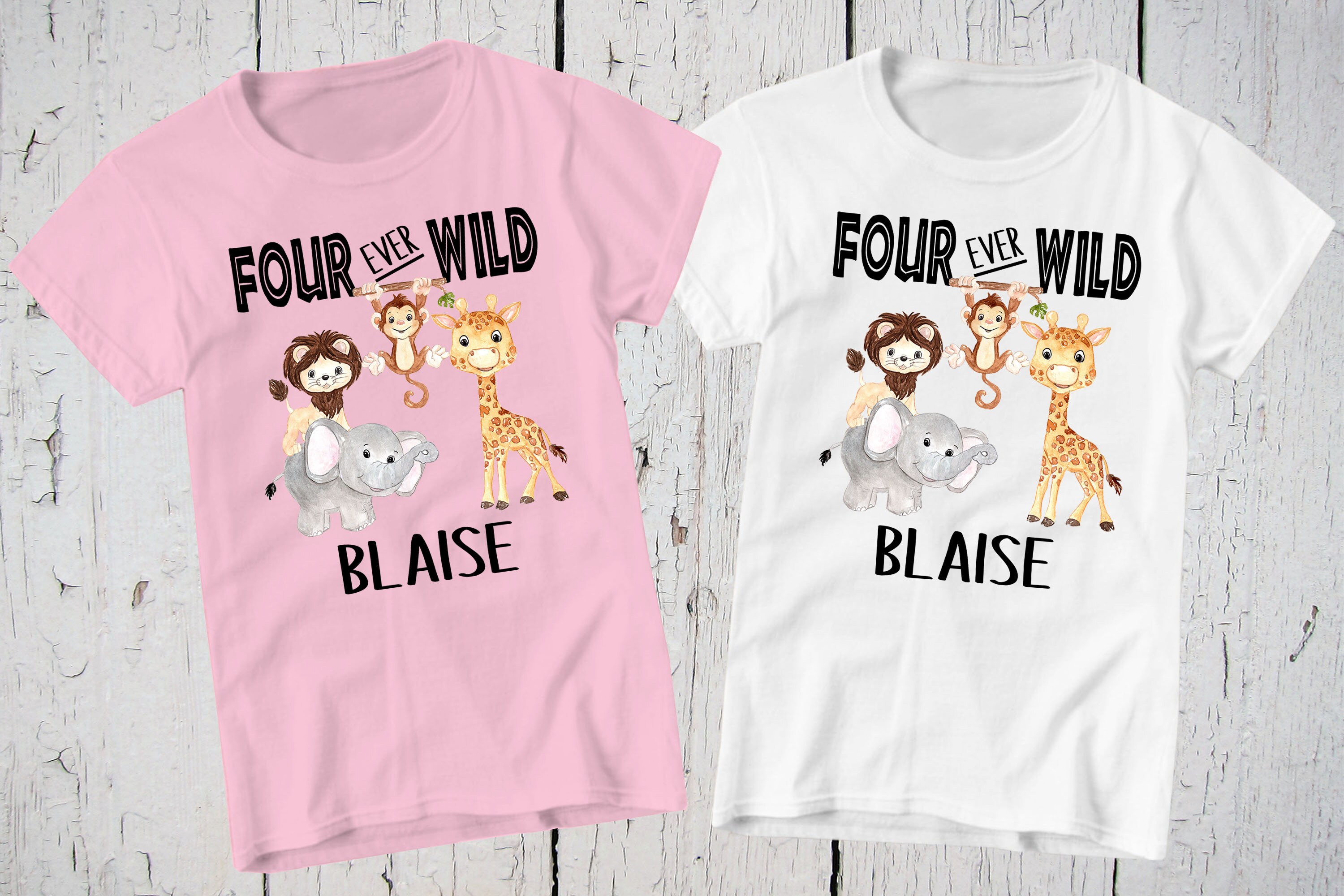 Download Four Ever Wild Shirt 4ever Wild Wild Birthday Wild One | Etsy