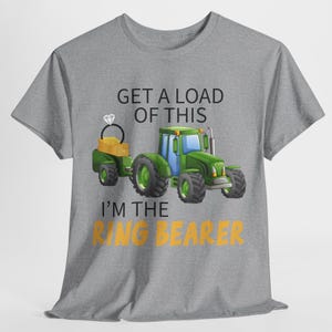 Ring Bearer Shirt, Farm Tractor Shirt, Get A Load Of This I&#39;m The Ring Bearer, Ring Bearer Outfit, Ring Bearer Proposal, Bridal Party Shirts