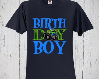 Birthday Boy, Truck Shirt, 1st Birthday Shirt, Monster Truck Party, Monster Truck Tshirt, 5th Birthday Shirt, 2nd Birthday Boy, 1st Birthday