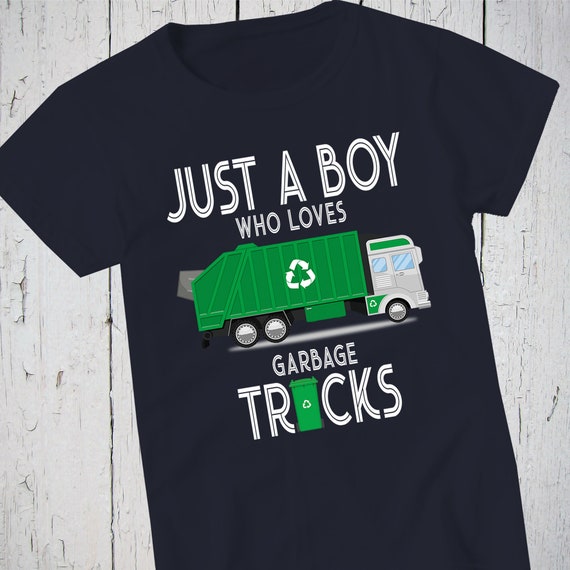 Garbage Recycling Trash Truck Kid Boy Toddler Gift T Shirt Garbage Recycling Trash Truck Kid Boy Toddler Gift T Shirt