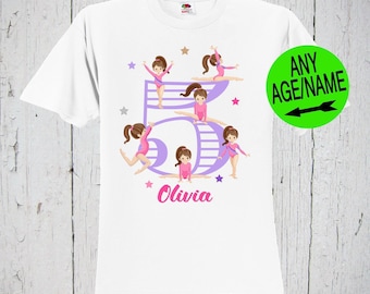 Gymnast Birthday Shirt, Girls Birthday Shirt, Gymnast Life, Gymnastics Shirt, Gymnast Shirt, Fourth Birthday, Gymnastic Birthday, B-Day Girl