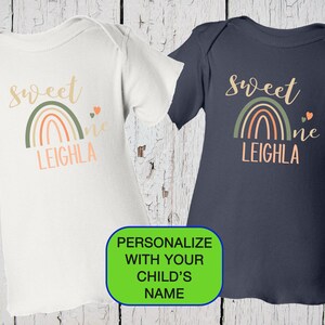 Sweet One, Rainbow Birthday Shirt, First Birthday, One Shirt, First Birthday Outfit Boy, Girls Birthday Shirt, 1st Birthday Shirt, Bodysuit