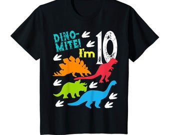 Dinosaur Birthday Boy Shirt, Dino Mite T Rex Shirt, Dino Theme Party, First Birthday Party, 5th Birthday Shirt, Baby Girl Dinosaur, Custom